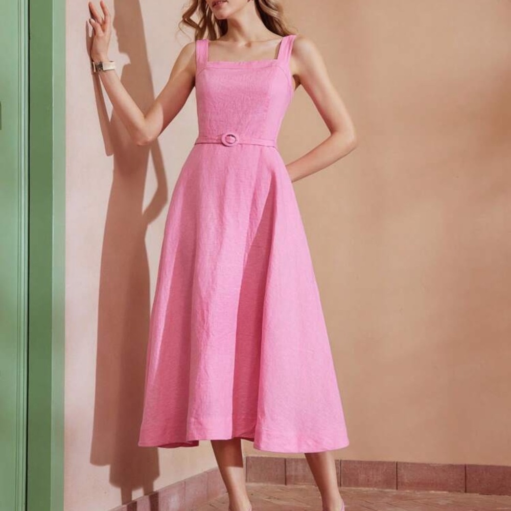 MOTF Pink Dress with Belt